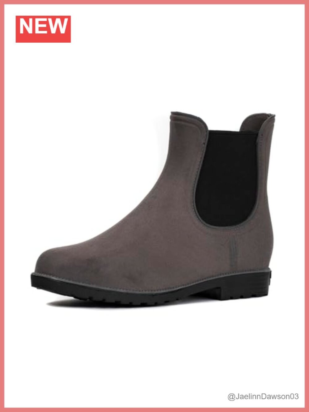 Waterproof Chelsea Ankle Boots Synthetic Memory Foam Insole Women's